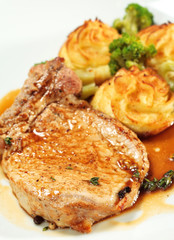 Pork Brisket with Potato