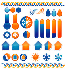 icons for air conditioning