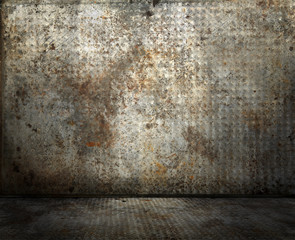 Grunge rusty interior