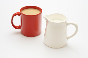 Coffee and milk
