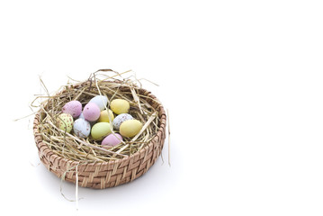 Nest of Coloured Eggs (2)