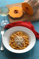 Gnocchi di zucca alla bellunese - Primi piatti cucina veneta