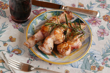 Sella di coniglio al vino - Secondi di carne