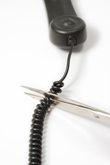 Telefonanschluss wird durchgeschnitten
