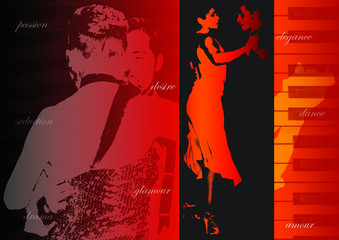 Argentine Tango - obrazy, fototapety, plakaty
