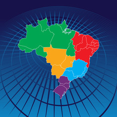 brazil map © Cifotart