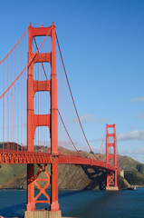 Fototapeta na wymiar Golden Gate Bridge from Fort Point
