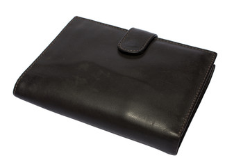 Black leather wallet