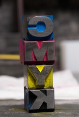 CMYK Lettern