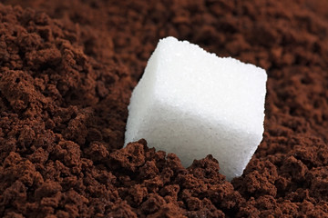 Coffee with sugar.