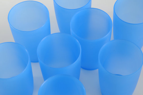 Blaue Formen