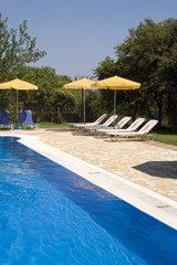 Blue pool