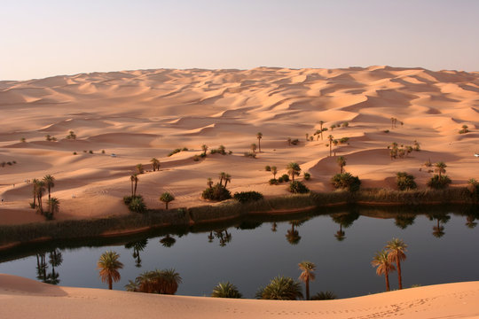 Der Um el Maa im Erg Ubari - Libyen