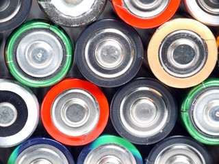 Used AA batteries