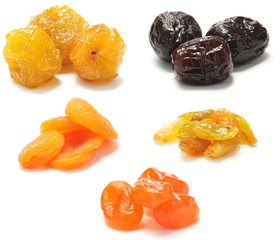 A collection of dried fruit