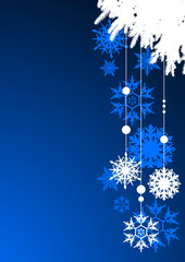 Winter background with space for text