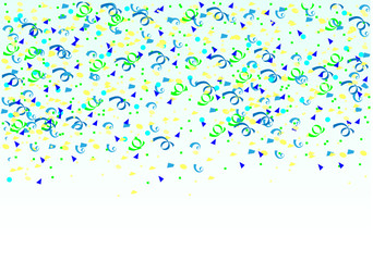 confetti, vector illustration