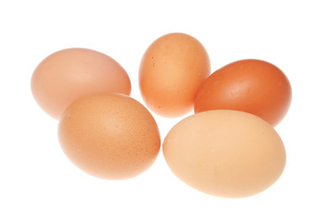 Obraz na płótnie Canvas Chicken eggs