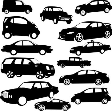 cars collection - vector