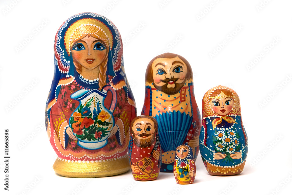 Wall mural russian, souvenir, matrioshka