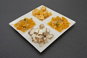 Cheese and Orange Platter