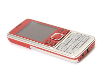 mobile phone on white background