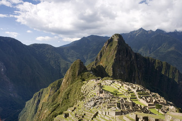 Machu Picchu in Peru.