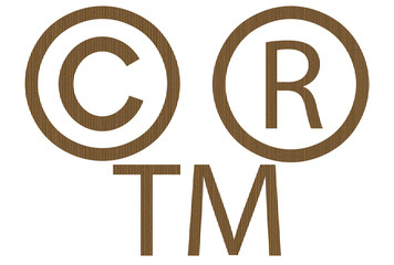 Cardboard Commercial Symbols