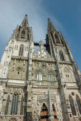 Fototapeta na wymiar Cathedral of St. Peter in Regensburg