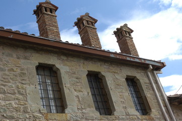 cheminée grecque