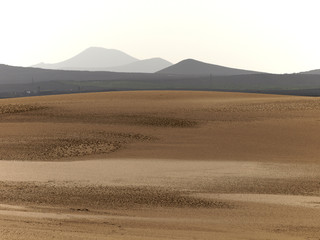 Berge und Dünen