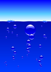 Bubbles under the surface