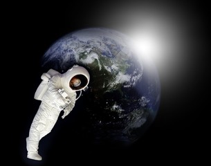 Obraz na płótnie Canvas astronauta