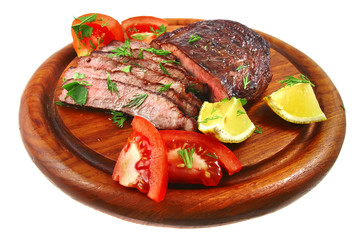 roast beef meat slices