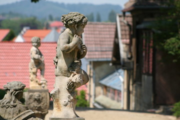 Naklejka premium Putten in der Altstadt von Blankenburg (Harz)