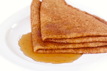 Palatschinken mit Honig