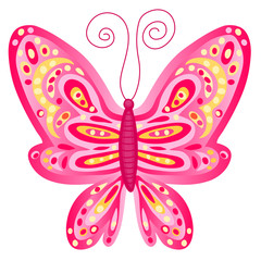 pink butterfly