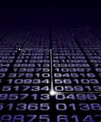 Digital Number Matrix