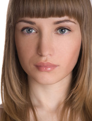 Obraz premium Applying make-up.