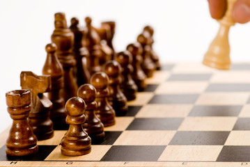 Chess set - starting gameplay
