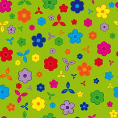 Flower seamless background