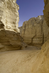 The Perazim canyon. Judean Desert nature reserve, Israel.