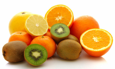 Fototapeta na wymiar Owoce et vitamines