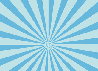 Strahlen blau