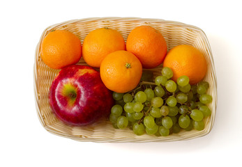 Fruit in the basket