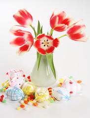 Tulips in vase