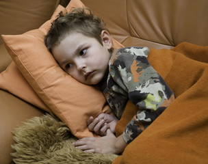 The sick child