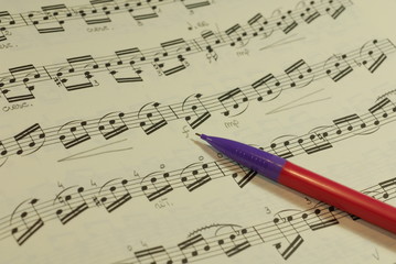 Fototapeta premium Partitura