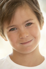 Portrait Of Girl Smiling