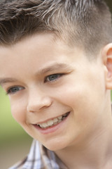 Portrait Of Boy Smiling